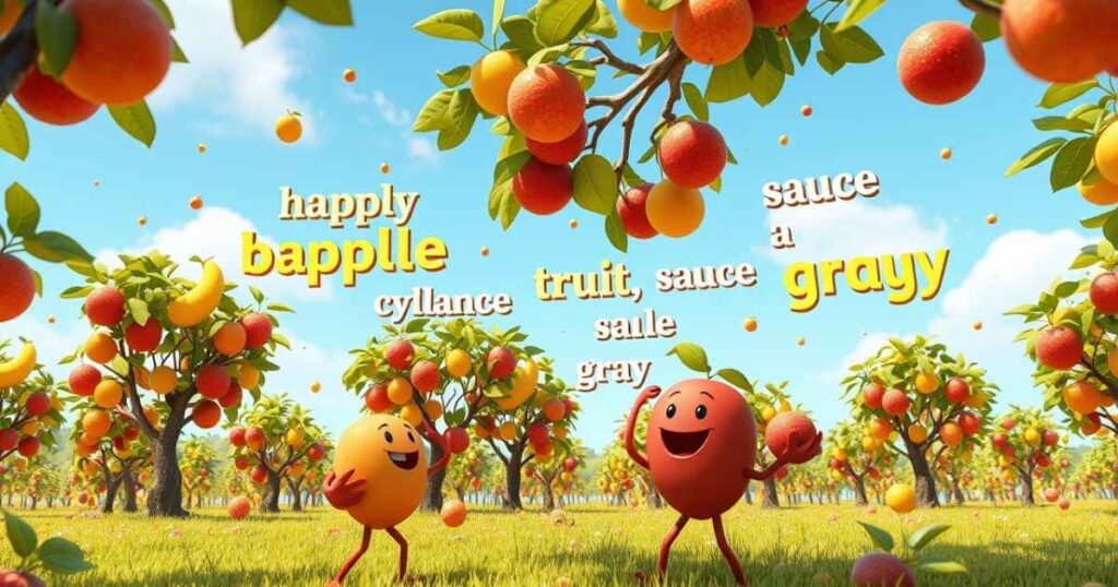 A Fruitful Flurry of Orchard Spoonerisms
