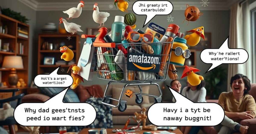 Amazon Cart Calamity When Dad Jokes Fill Your Order