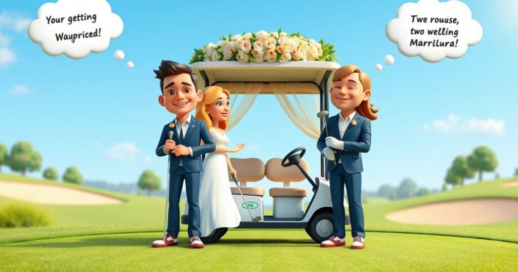 Clever Golf Wedding Puns