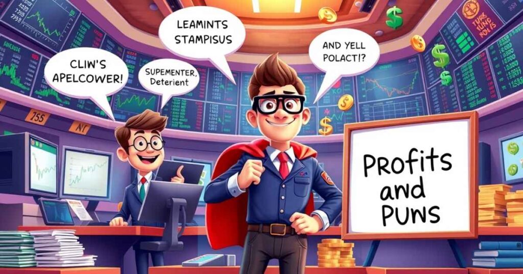 Profits and Puns Day Trading Humor for All