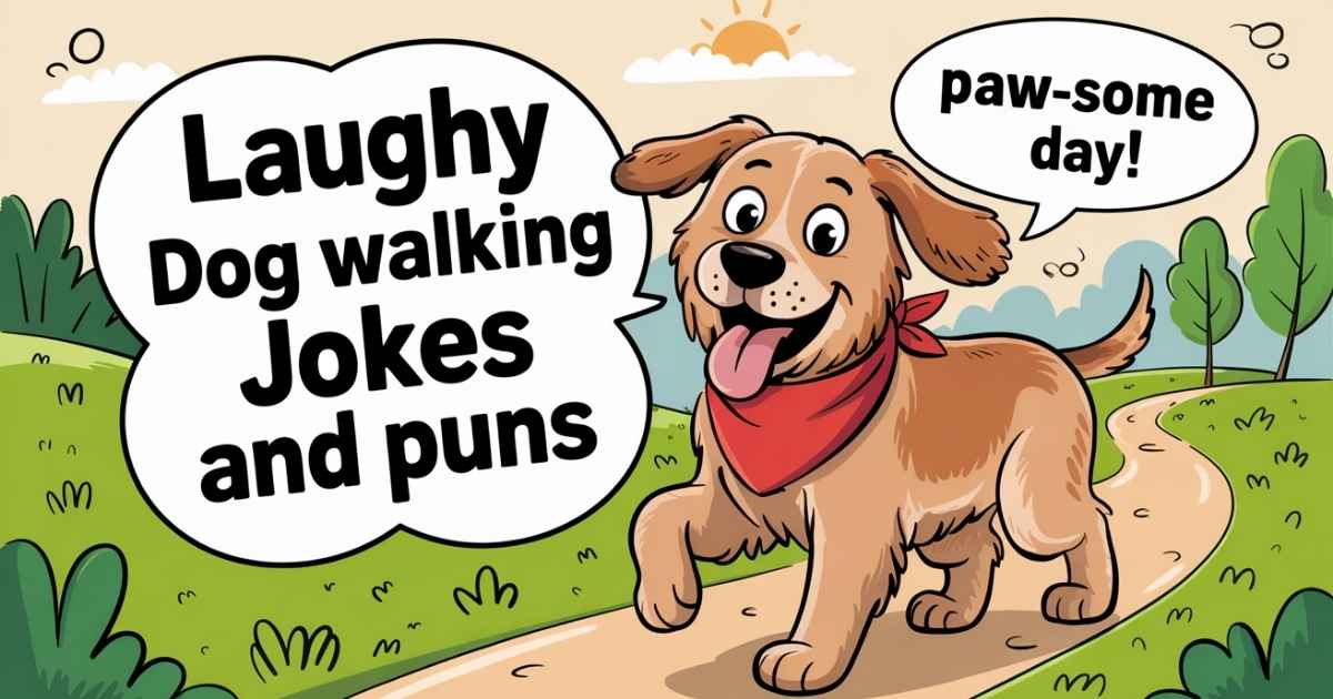 205+ Laughy Dog Walking Jokes and Puns