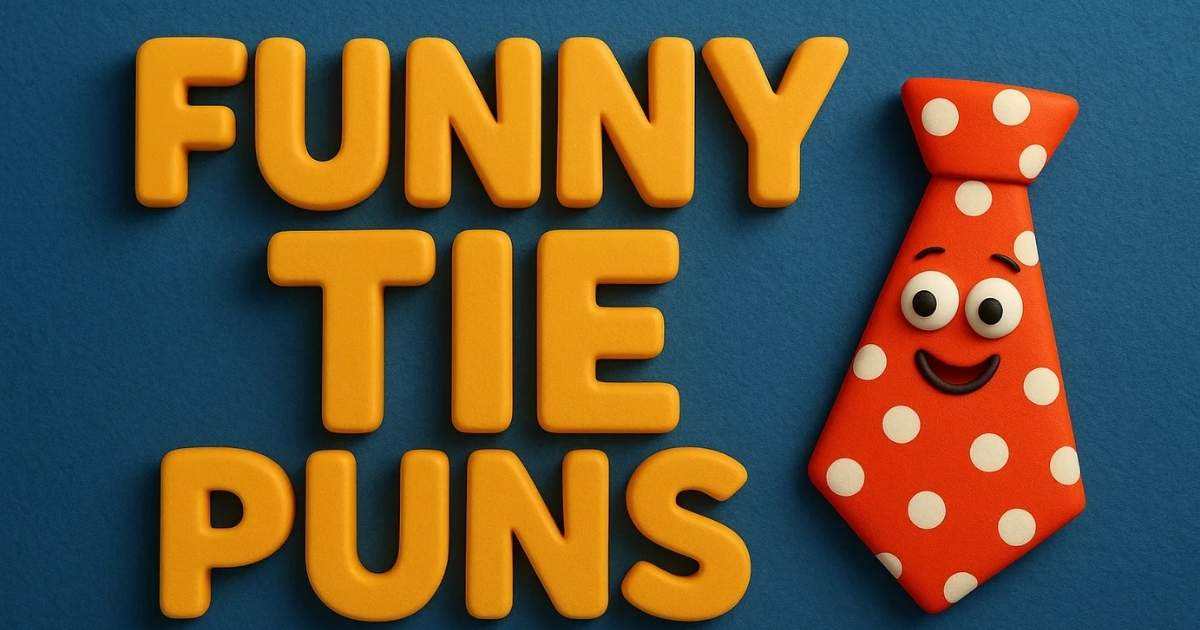 Funny Tie Puns