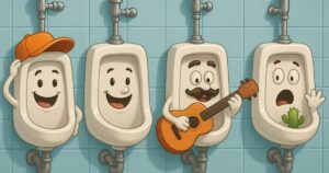 Urinal Puns and Jokes