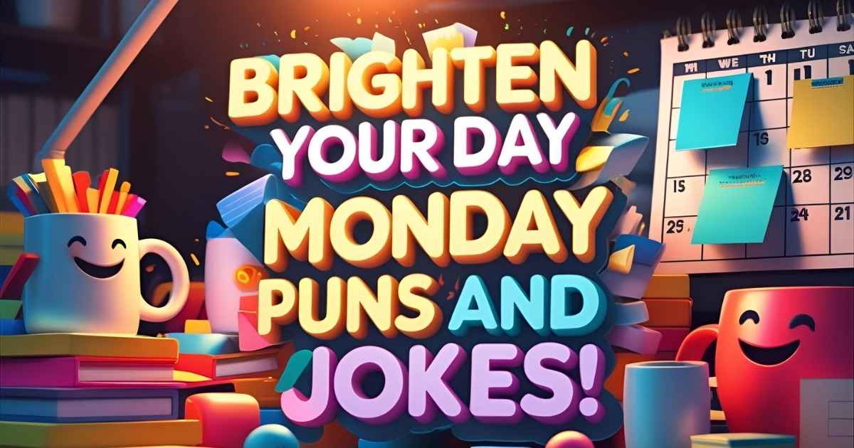 Monday Puns And Jokes!